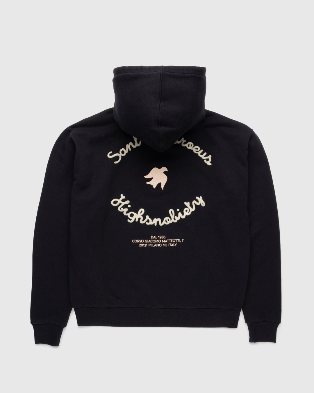 Highsnobiety x Sant Ambroeus – Hoodie Black  - Sweats - Black - Image 1