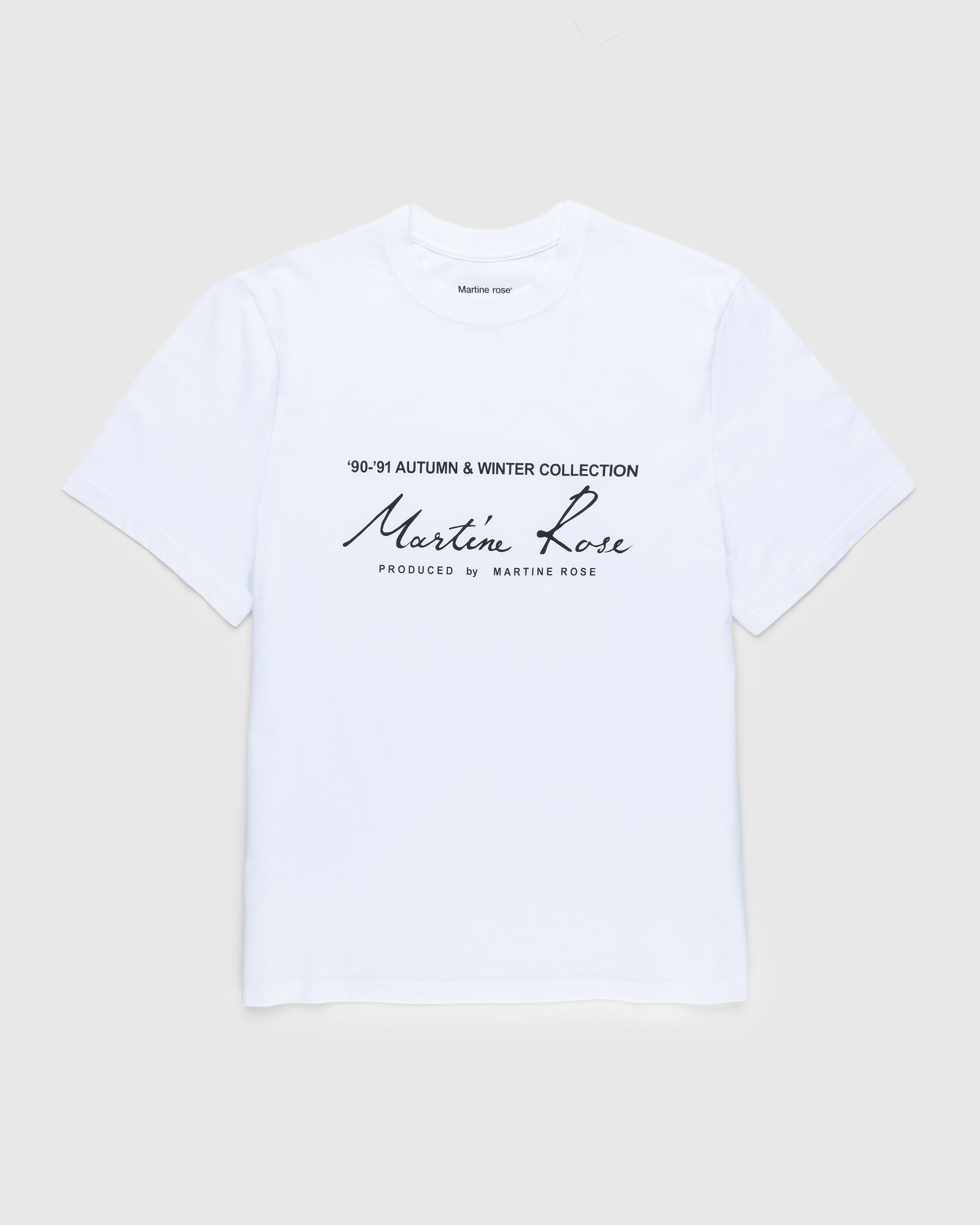 Martine Rose – Classic S/S T-Shirt White - Tops - White - Image 1