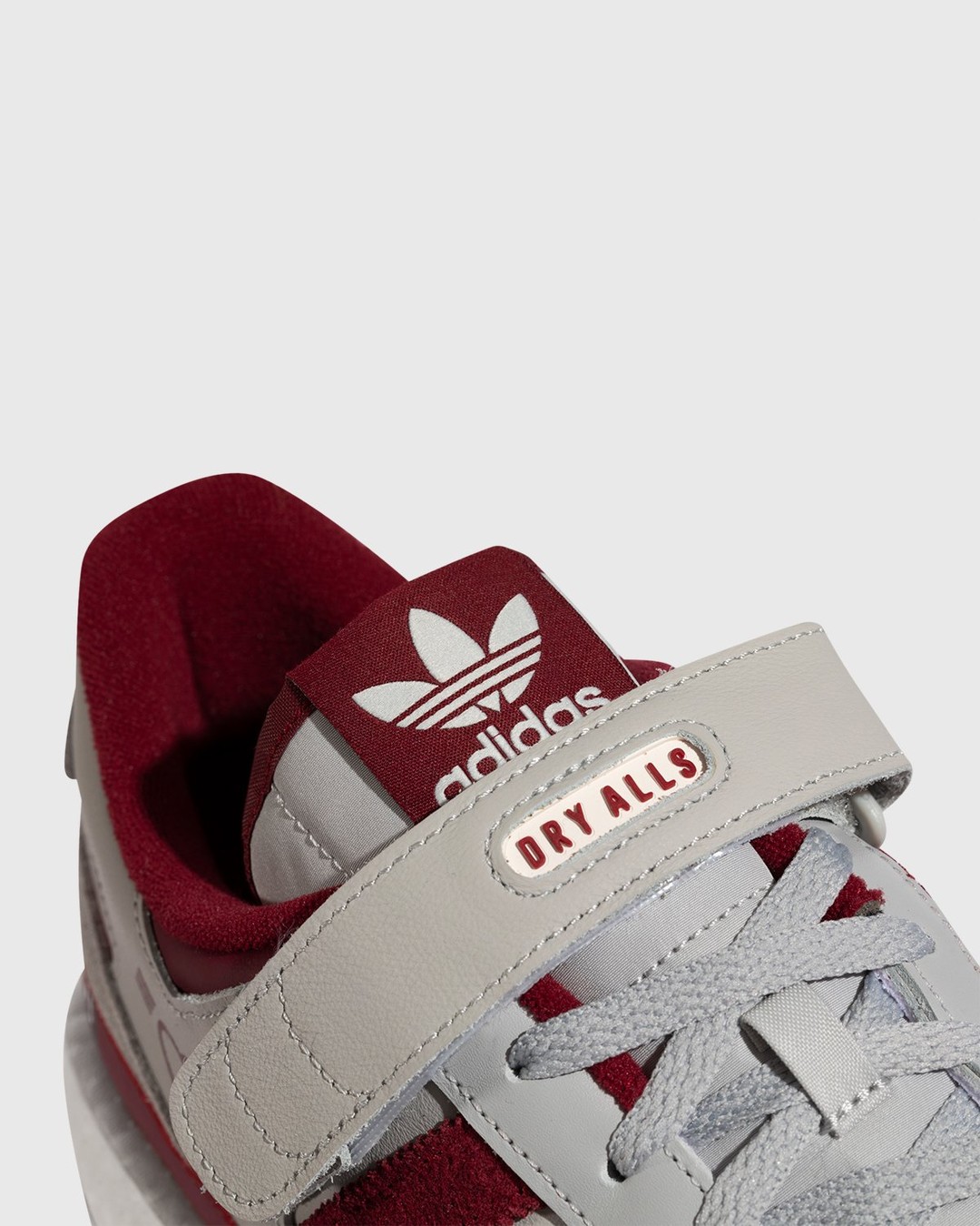 adidas Originals x Human Made – Forum Low Burgundy - Sneakers - Grey - Image 4