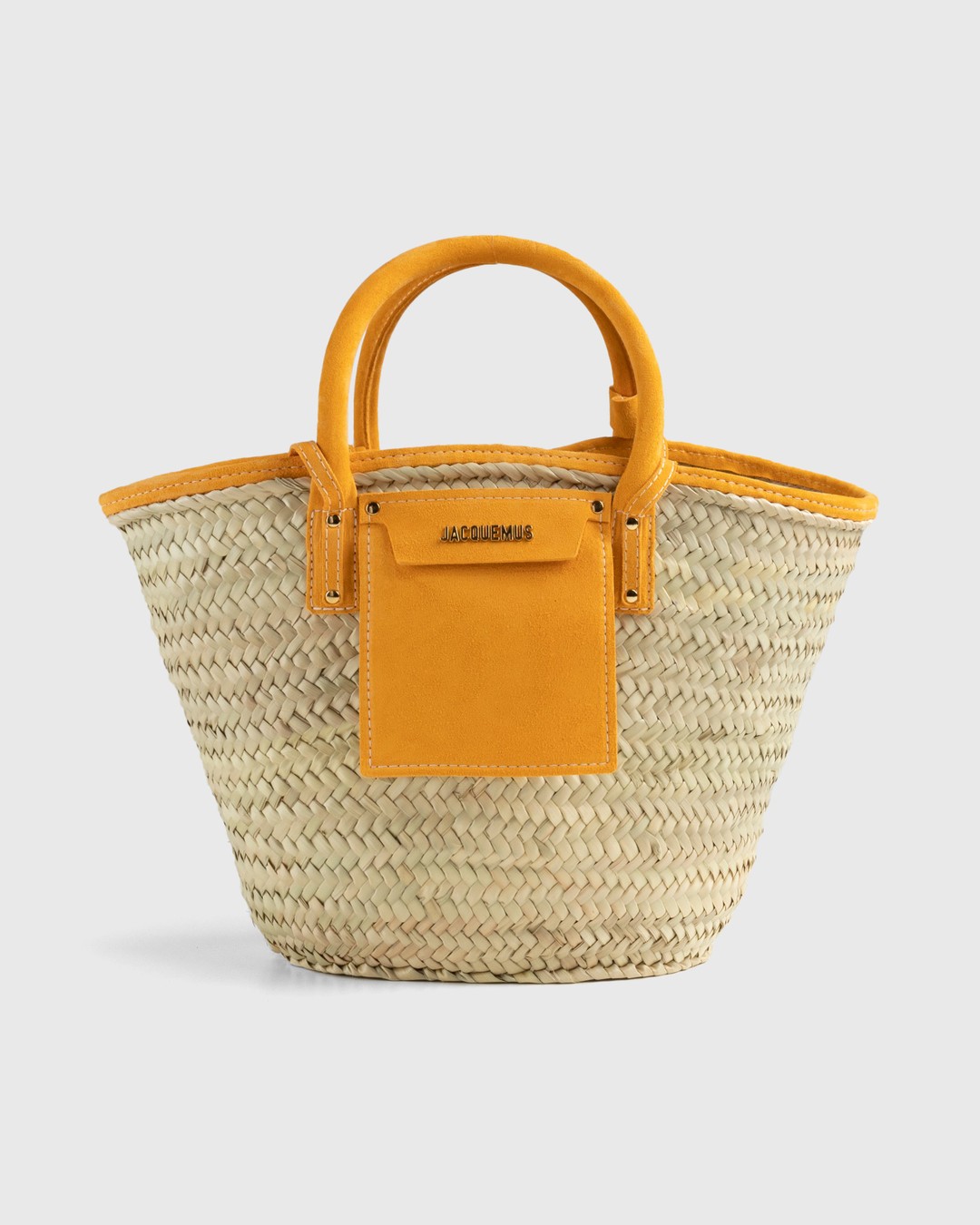 JACQUEMUS – Le Panier Soleil Orange - Shoulder Bags - Orange - Image 1