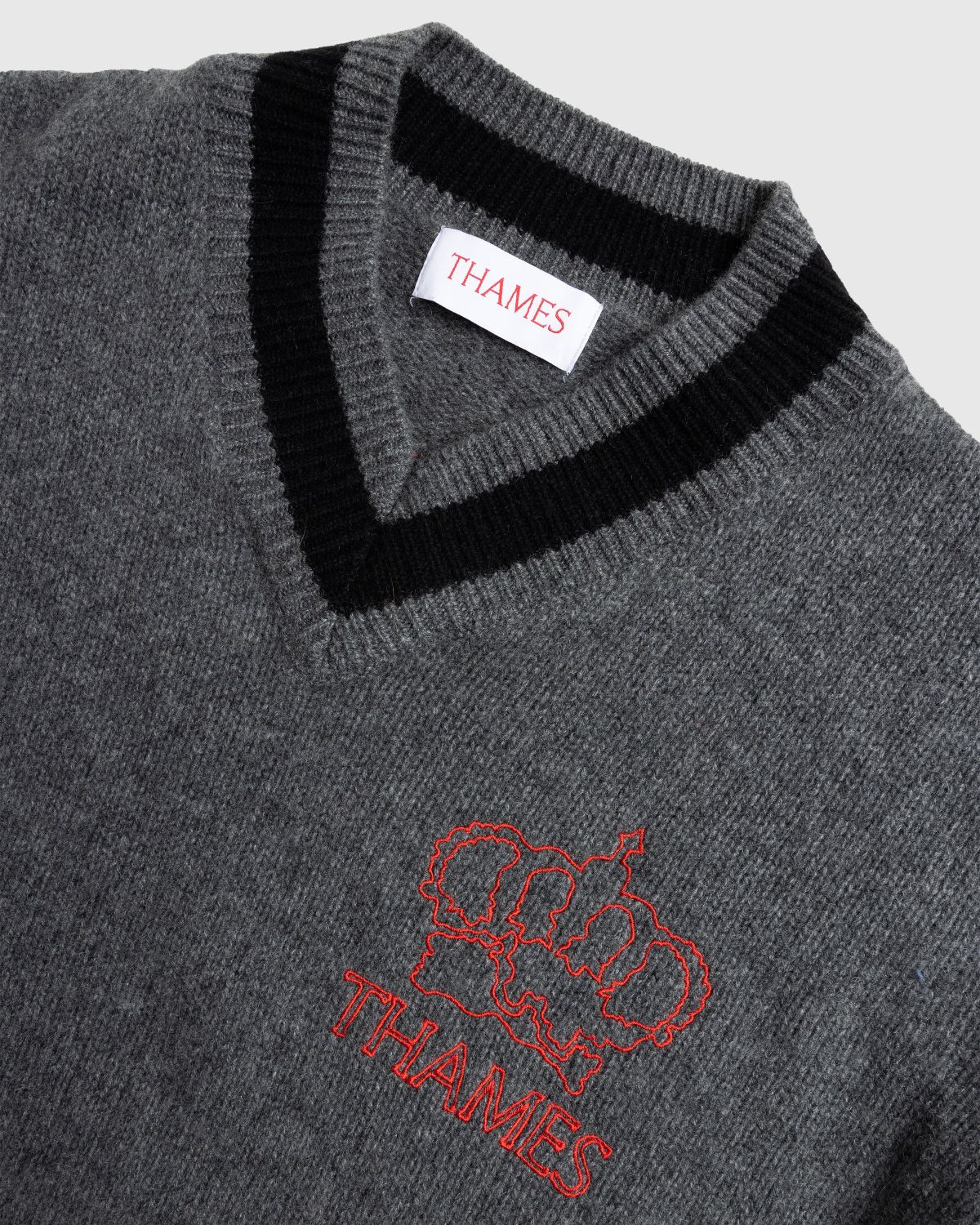 THAMES MMXX. – P.G. Knit Cashmere Grey - Knitwear - Grey - Image 5