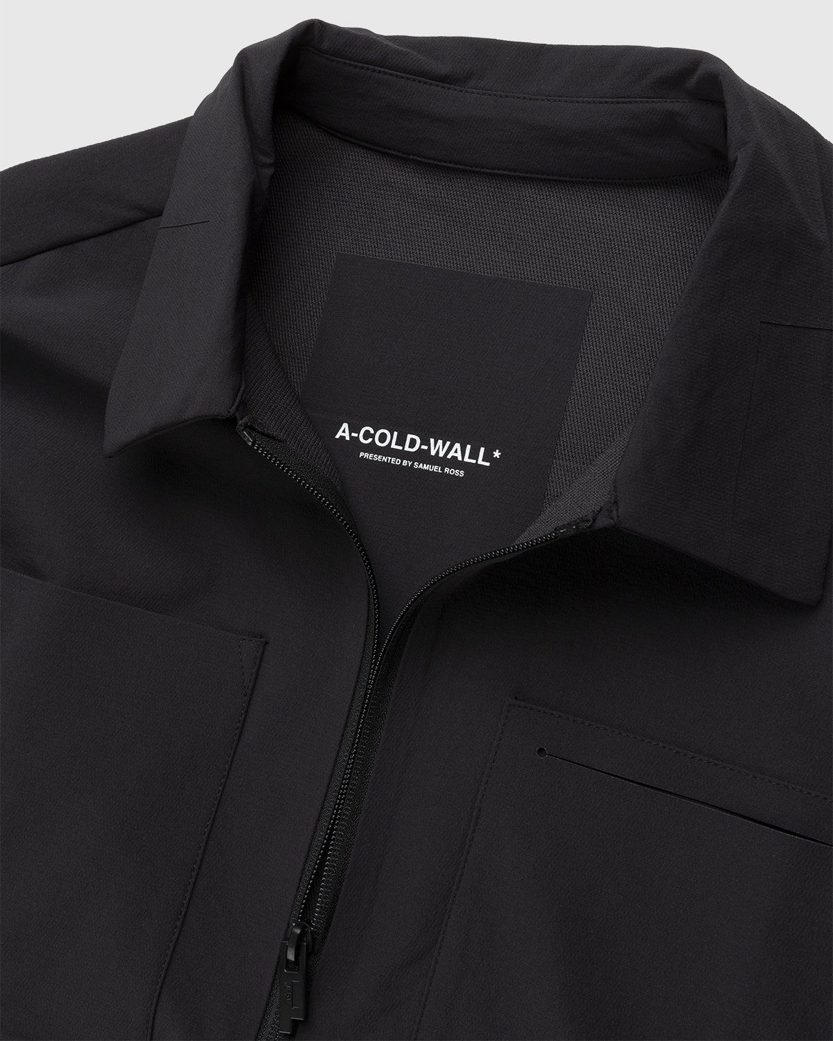 A-Cold-Wall* – Technical Overshirt Black - Overshirt - Black - Image 4