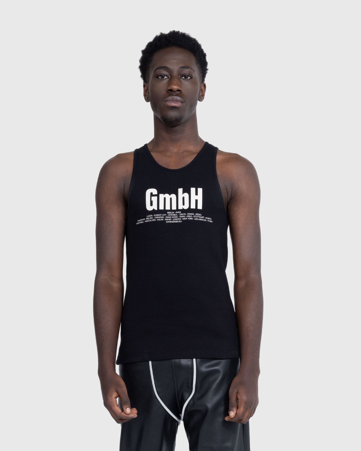 GmbH – Ali Tank Top Black - Men Tops - Black - Image 2