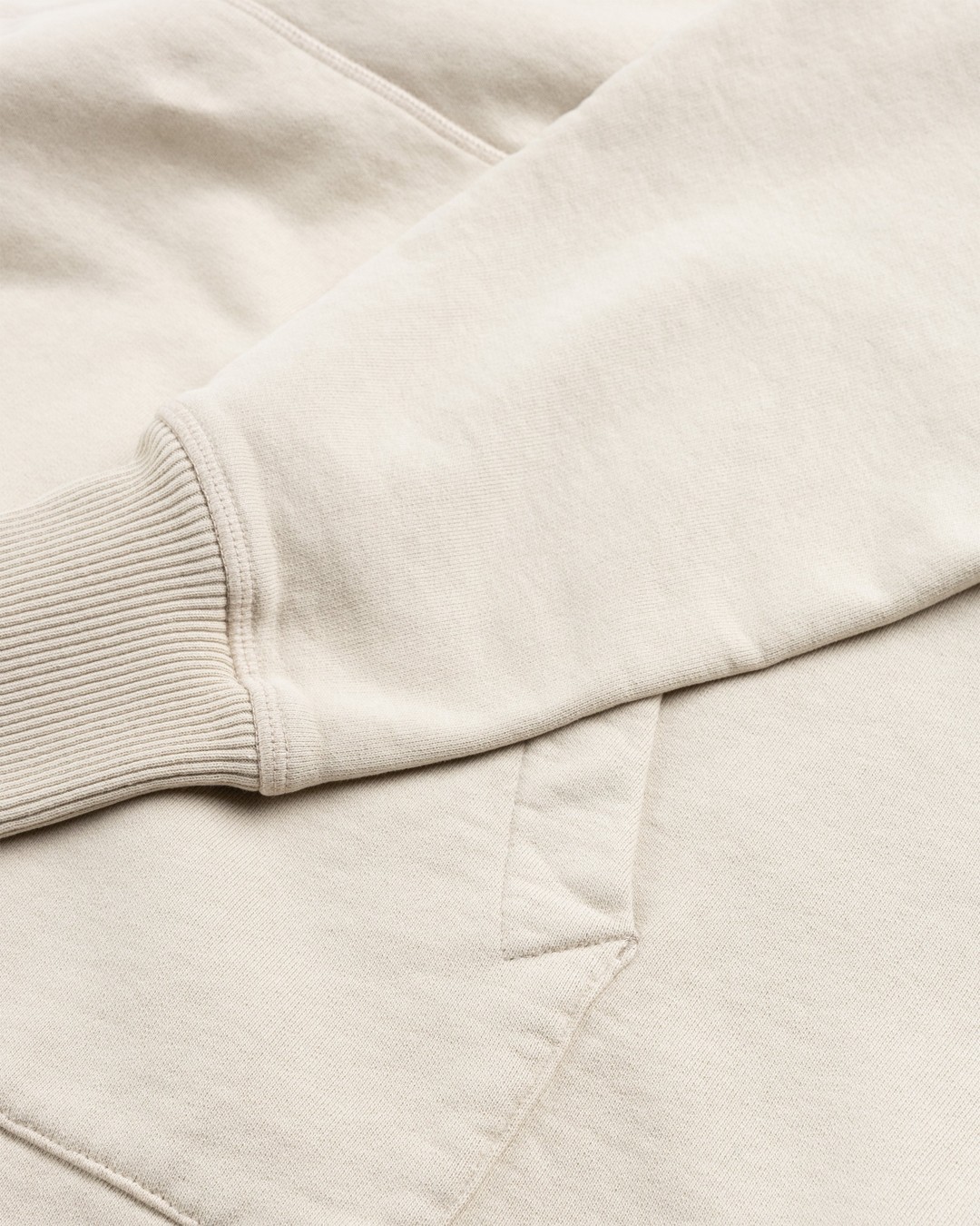 Acne Studios – Organic Cotton Logo Hoodie Champagne Beige - Sweats - Beige - Image 6