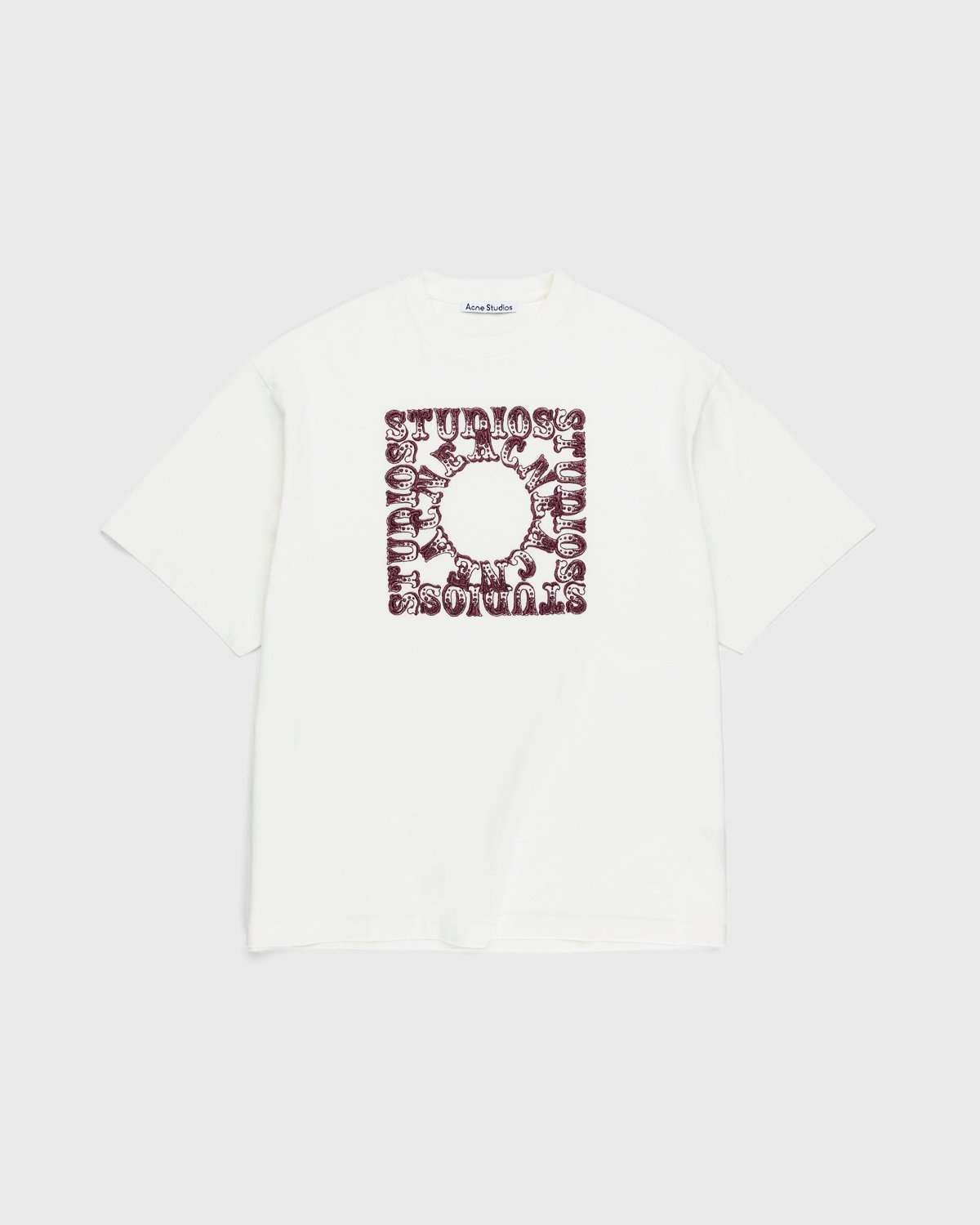 Acne Studios – Circus Crewneck T-Shirt Off White - T-shirts - White - Image 1