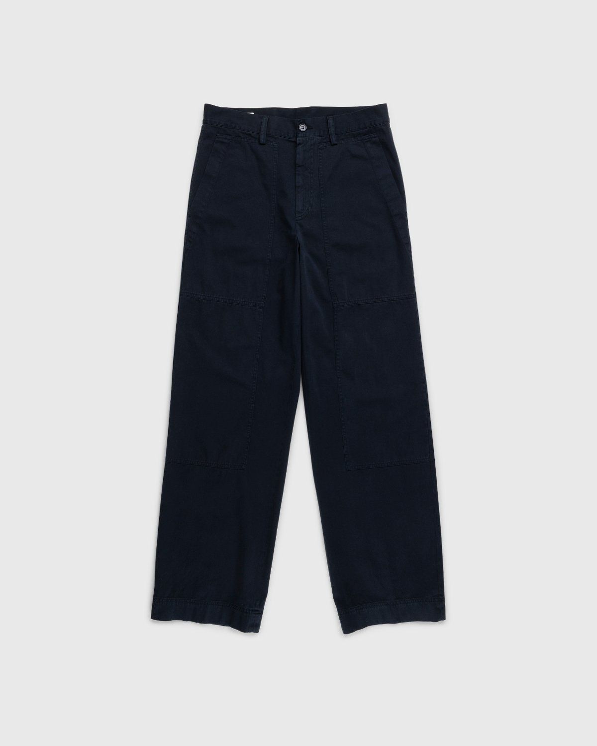 Dries van Noten – Pilson Pants Navy - Pants - Blue - Image 1