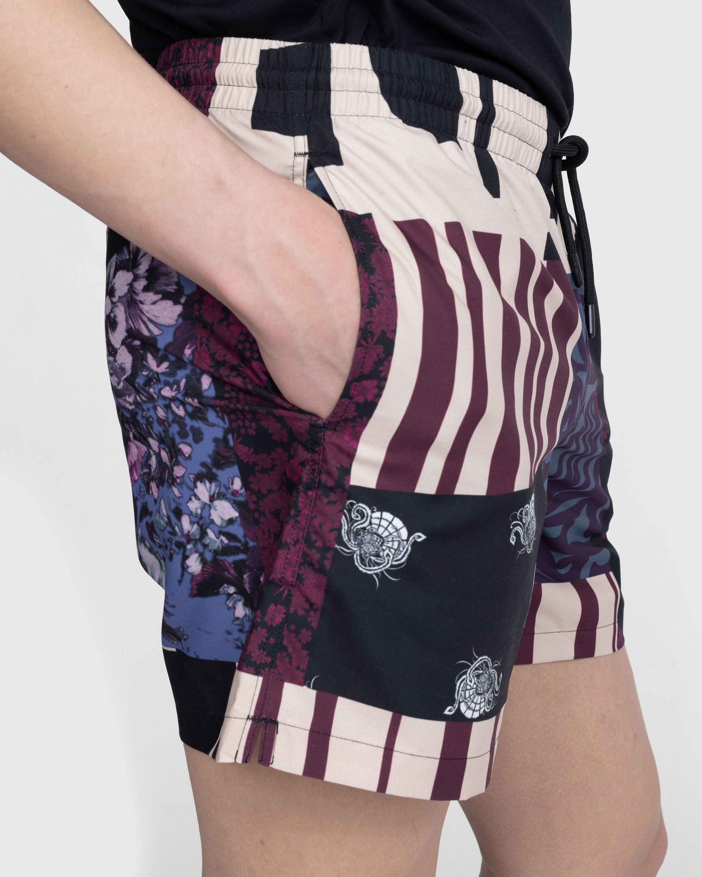 Dries van Noten – Phibbs Swim Shorts Dessin B - Swimwear - Red - Image 6