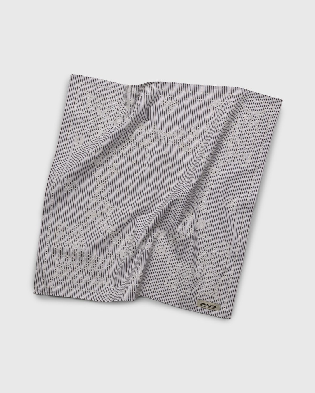 Highsnobiety – Shirting Bandana White - Scarves - White - Image 4