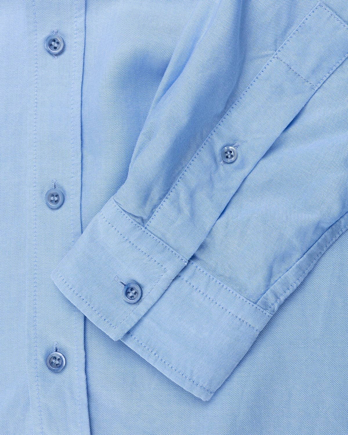 Acne Studios – Classic Monogram Button-Up Shirt Light Blue - Shirts - Blue - Image 6