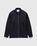 Wool Plastron Shirt Black 