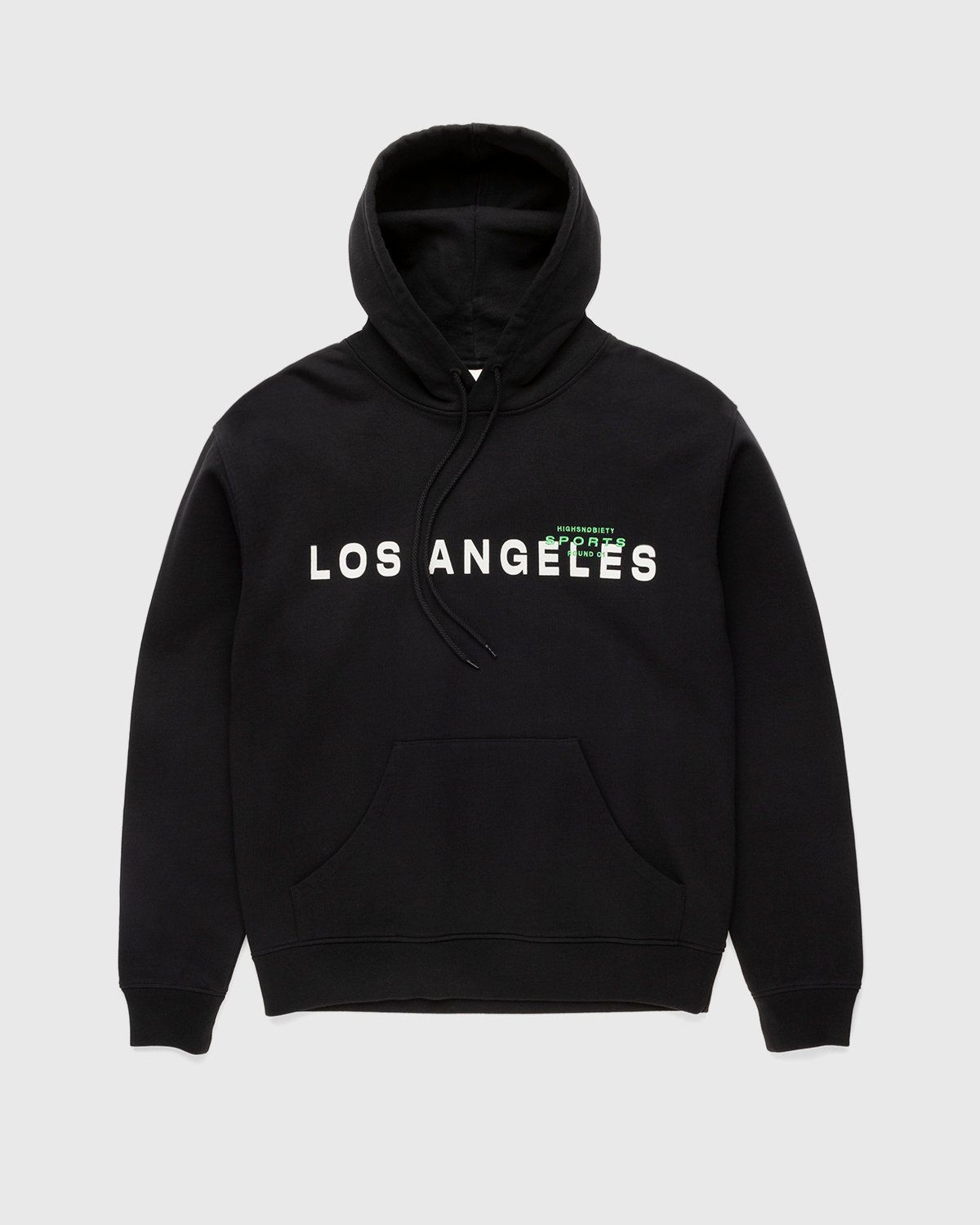 Highsnobiety – HS Sports Los Angeles Hoodie Black - Sweats - Black - Image 1