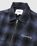 Highsnobiety – Plaid Zip Shirt Blue Black - Shirts - Blue - Image 3