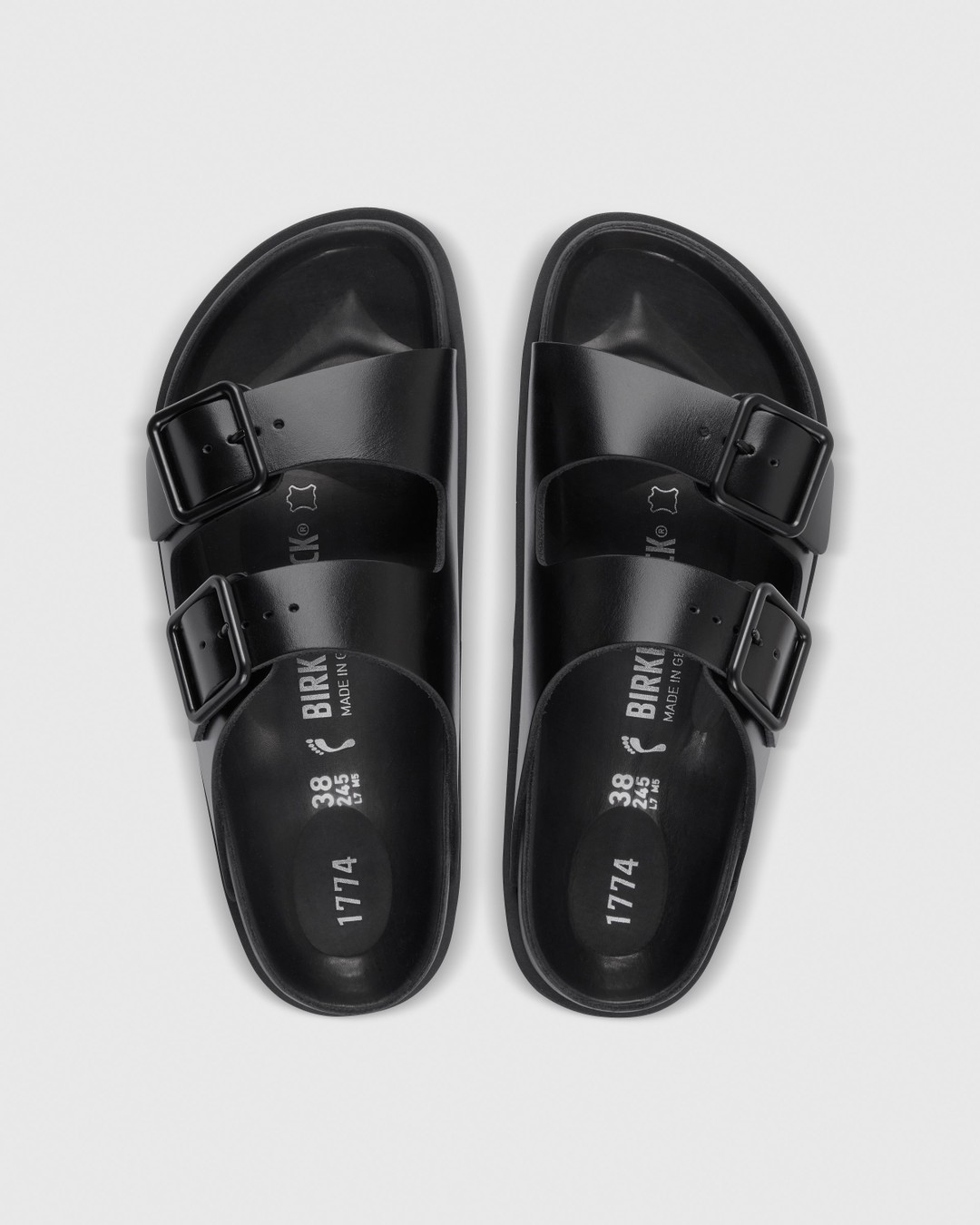 Birkenstock – Arizona Smooth Leather Black - Sandals - Black - Image 4