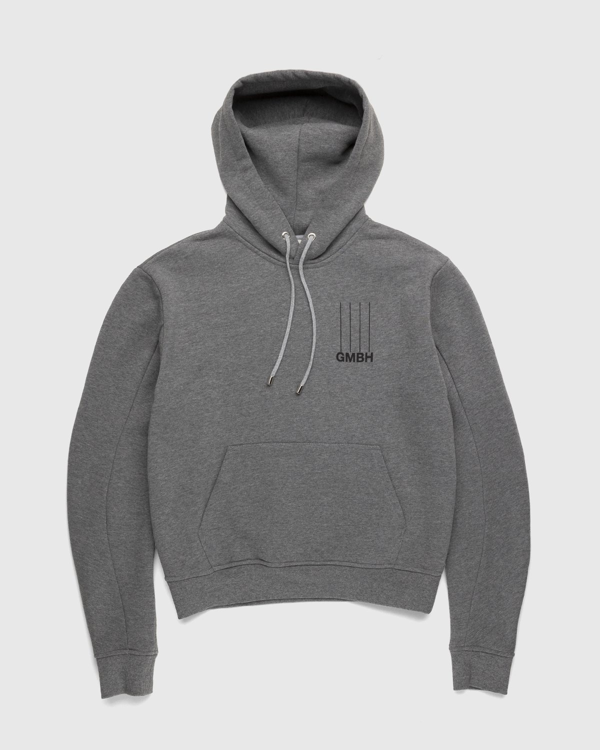 GmbH – Logo Hoodie Grey - Sweats - Grey - Image 1