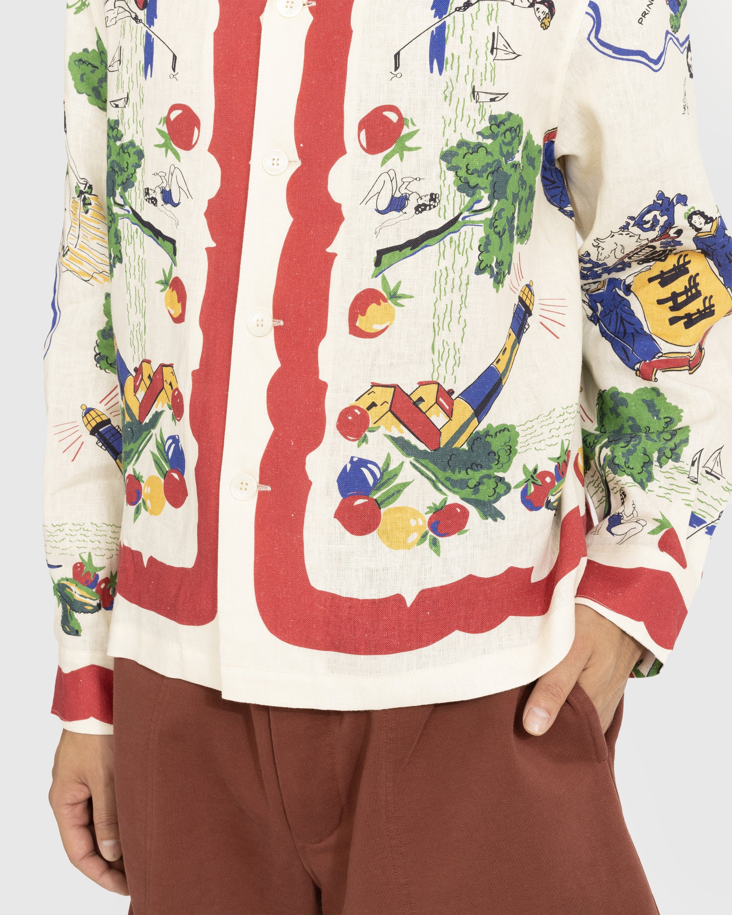Bode – Garden State Longsleeve Shirt Multi - Shirts - Multi - Image 4