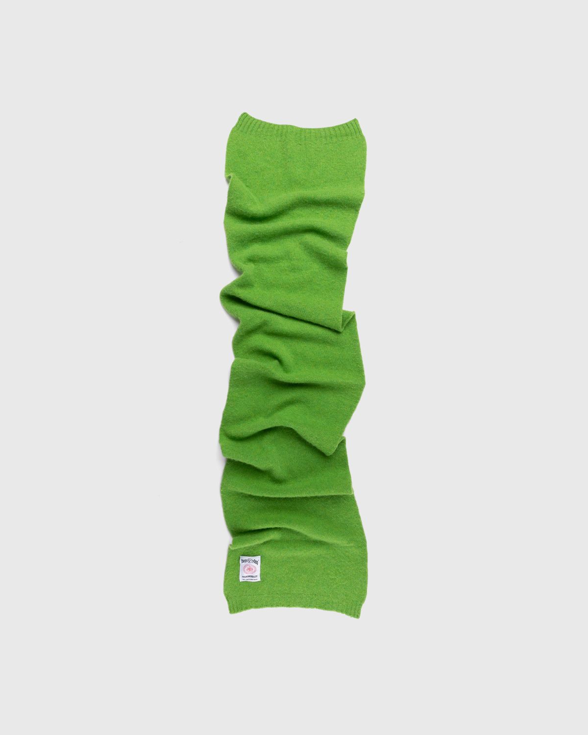 J. Press x Highsnobiety – Shaggy Dog Scarf Green - Scarves - Green - Image 1