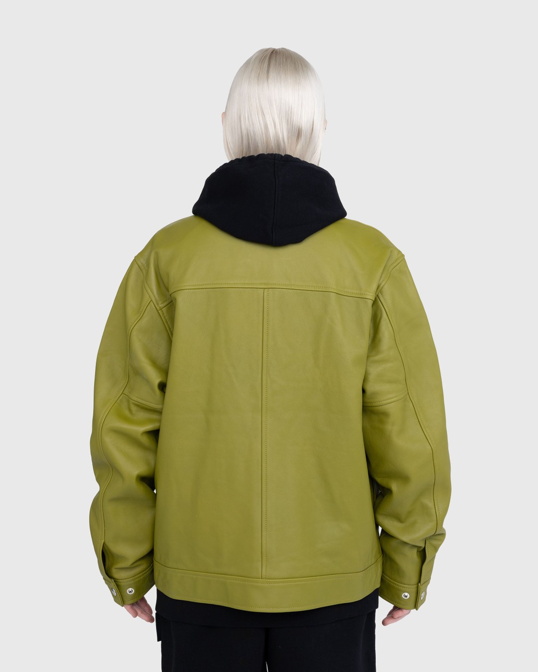 Leather eisenhower jacket hotsell