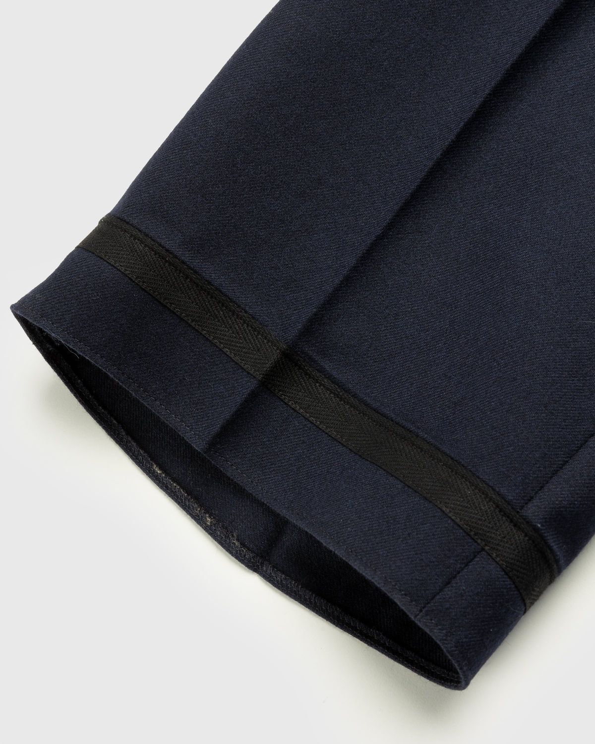 Maison Margiela – Wool Twill Trousers Navy - Trousers - Blue - Image 4