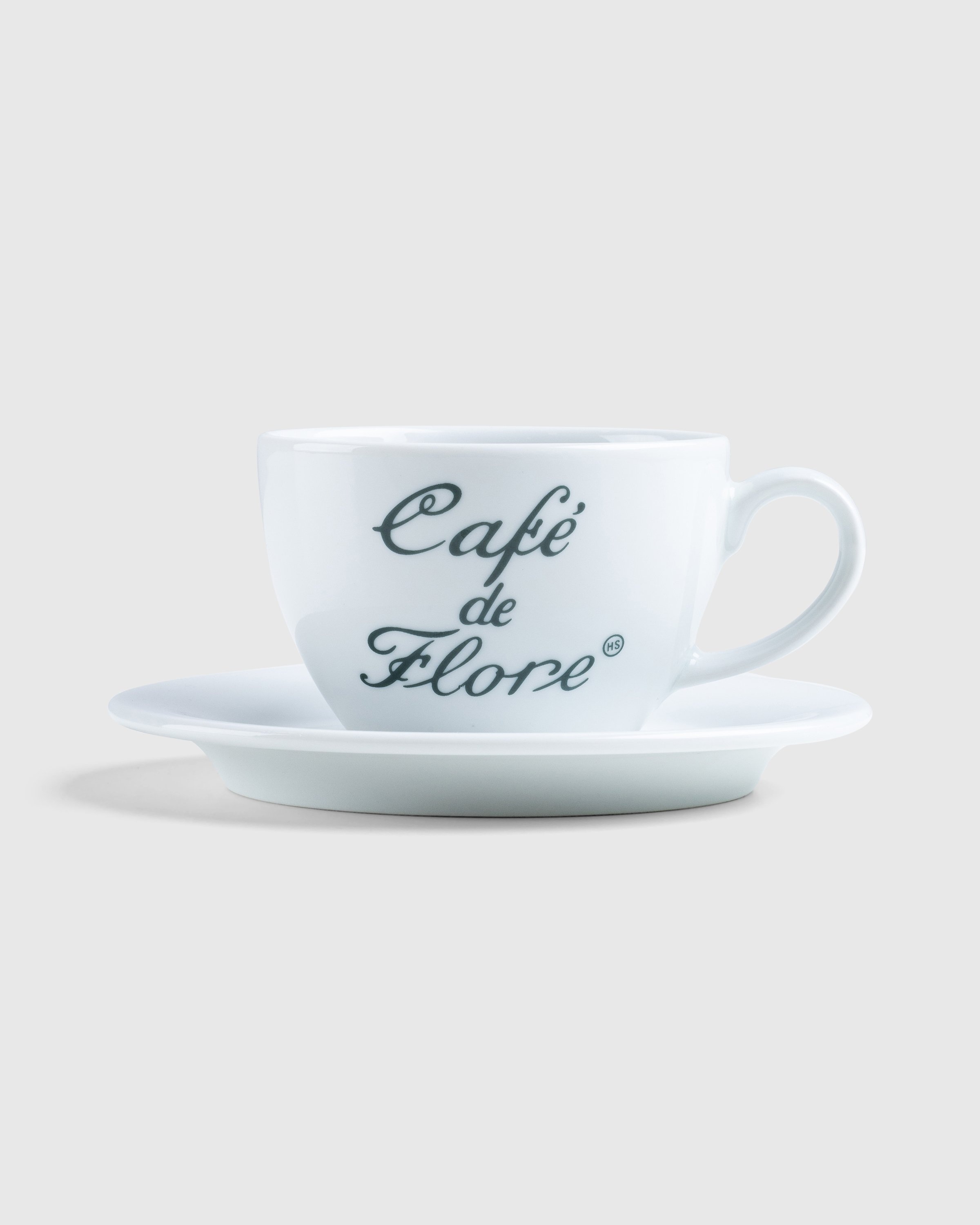 Café de Flore x Highsnobiety – Breakfast Cup and Saucer - Ceramics - White - Image 1