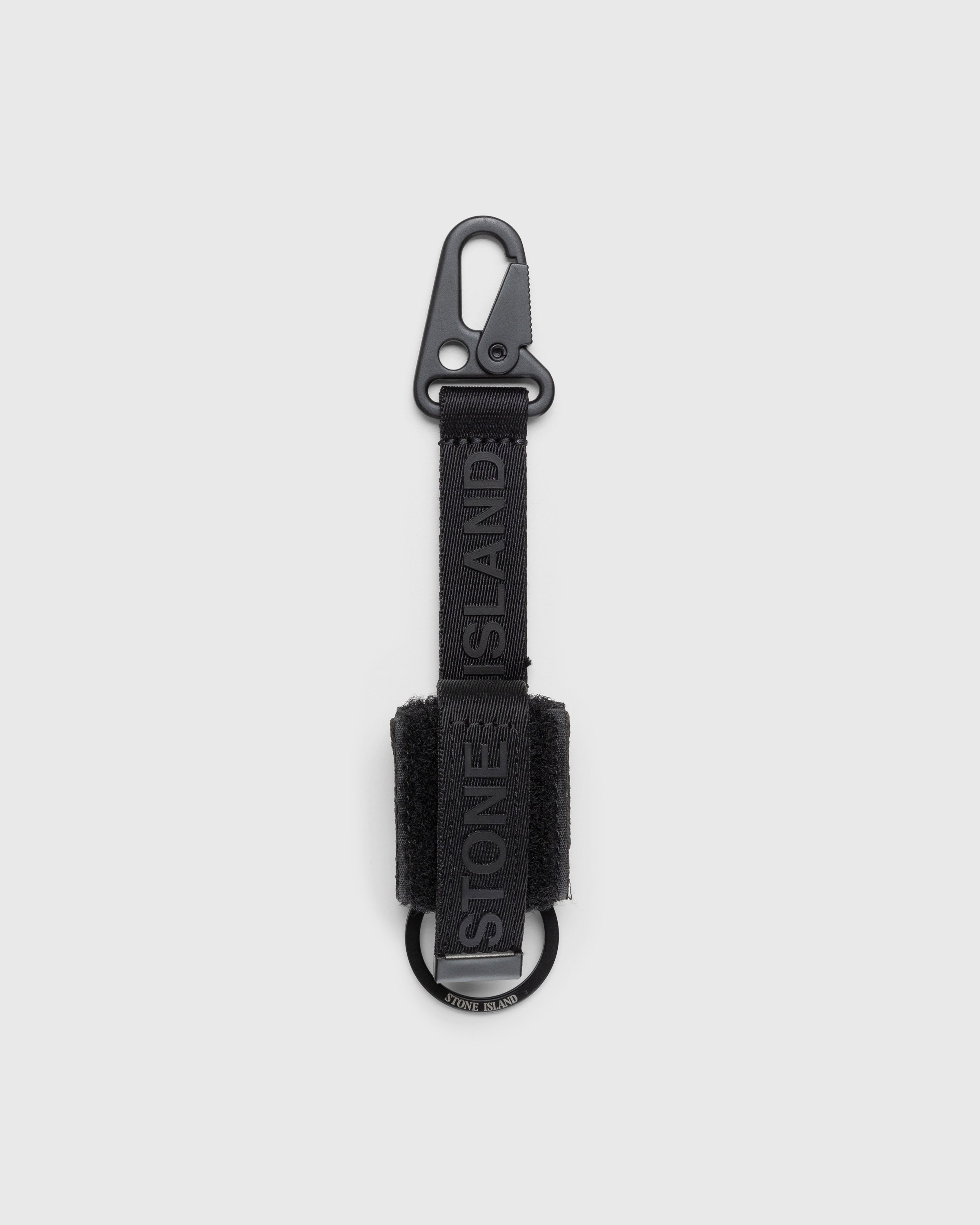 Stone Island – AirPods Case With Key Holder Black - Phone cases - Black - Image 1