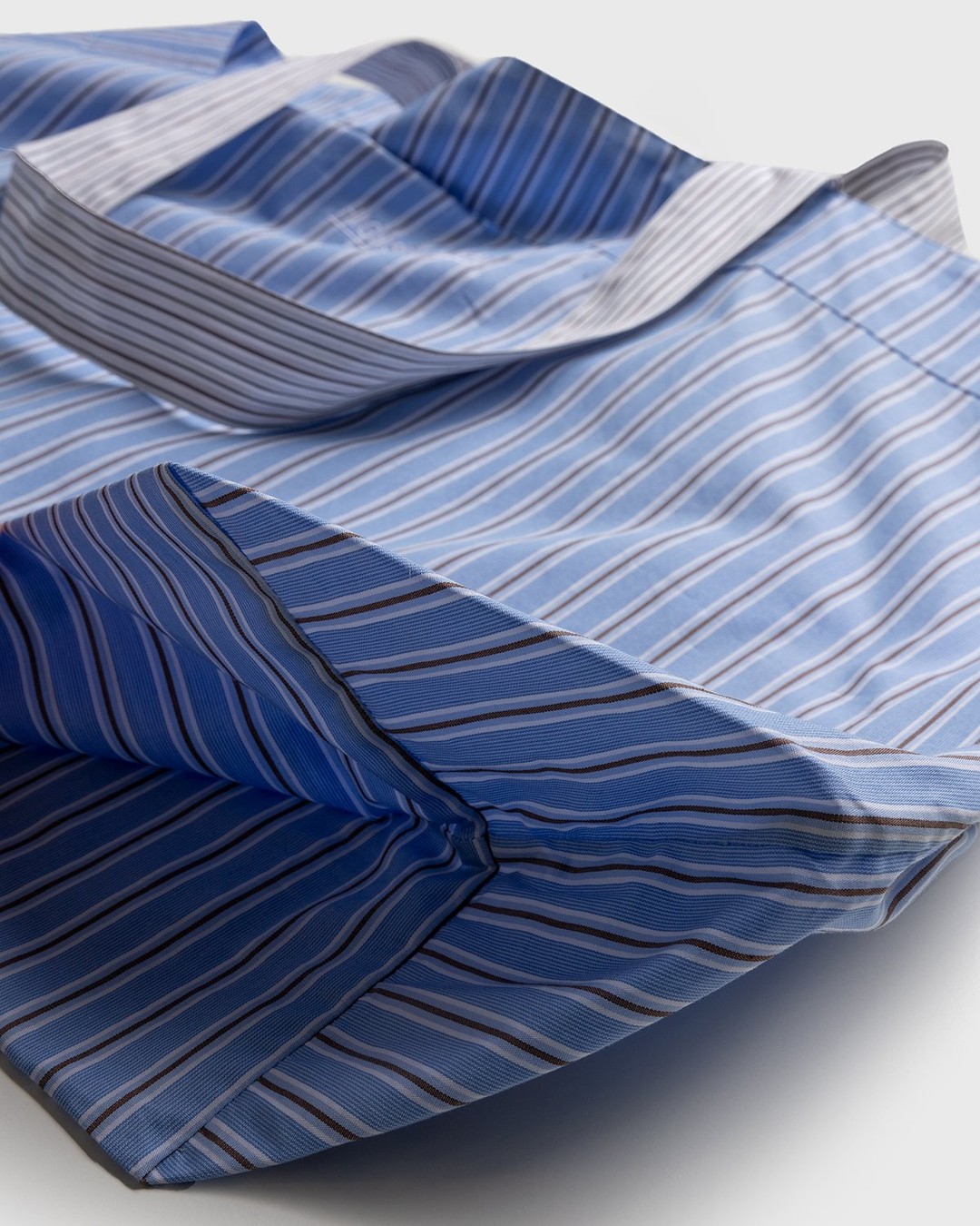 Highsnobiety – Shirting Laundry Bag Blue - Bags - Blue - Image 3