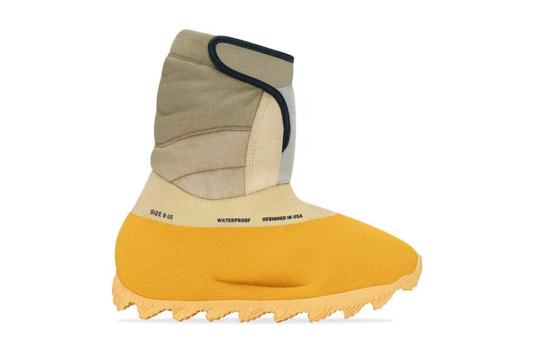 YEEZY Knit Runner Boot “Sulfur”: Release Official Look