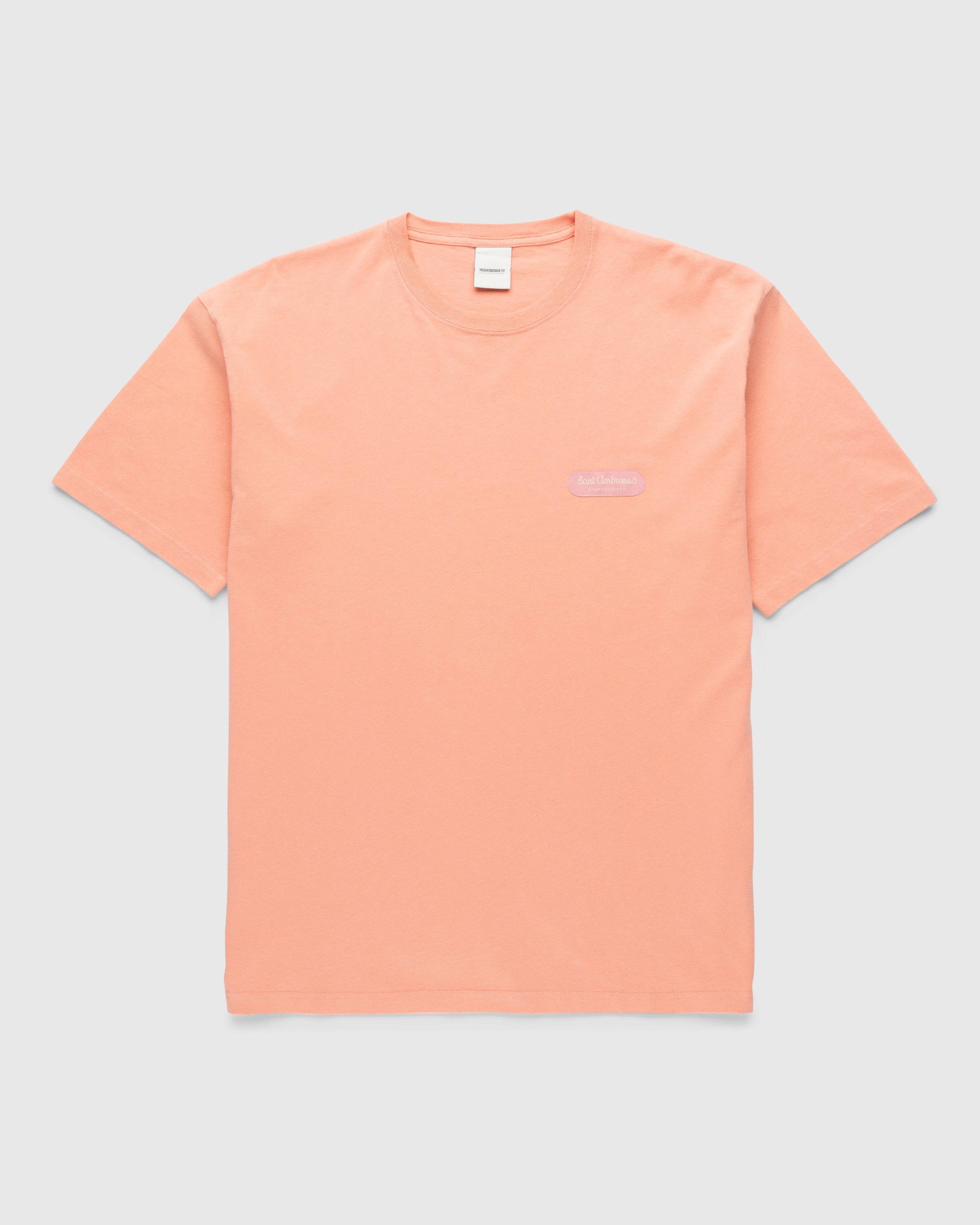Highsnobiety x Sant Ambroeus – T-Shirt Pink - T-shirts - Pink - Image 2