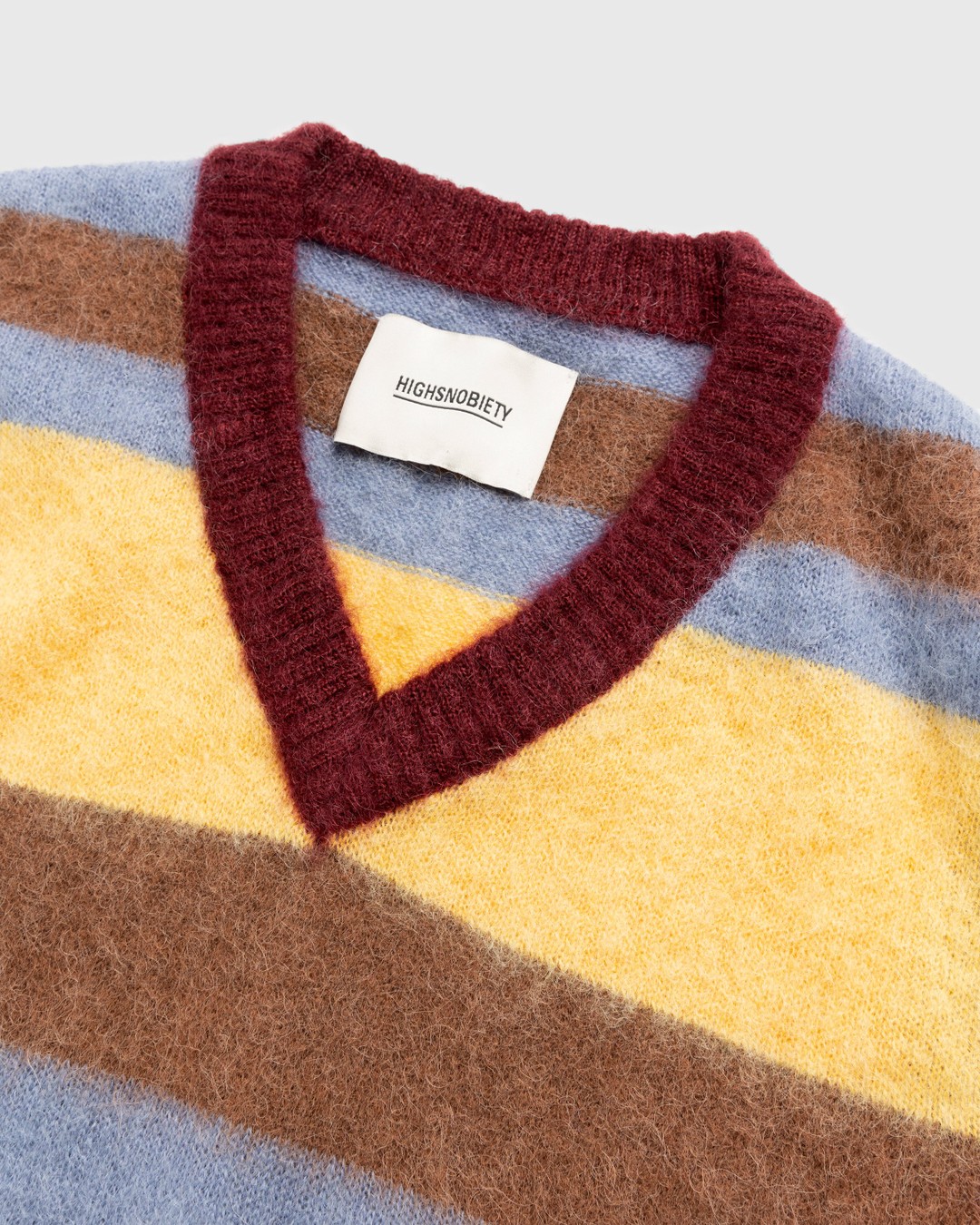 Highsnobiety – Alpaca Gradient Sweater Vest Yellow/Red - Knitwear - Multi - Image 6