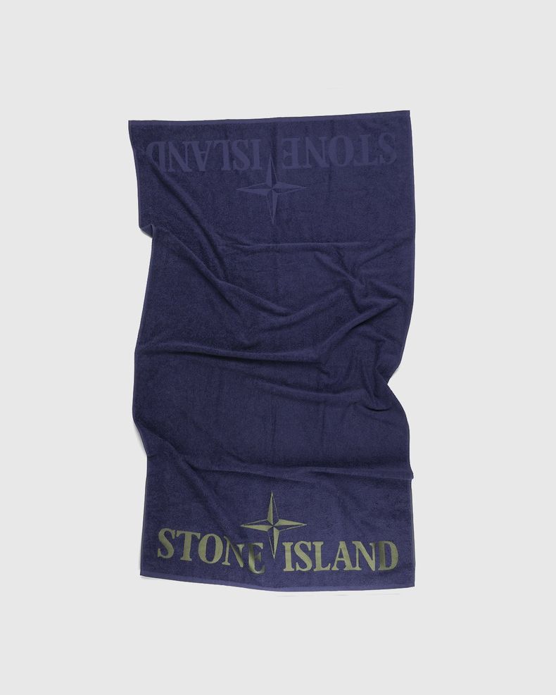 Stone Island – 93366 Cotton Terry Beach Towel Royal
