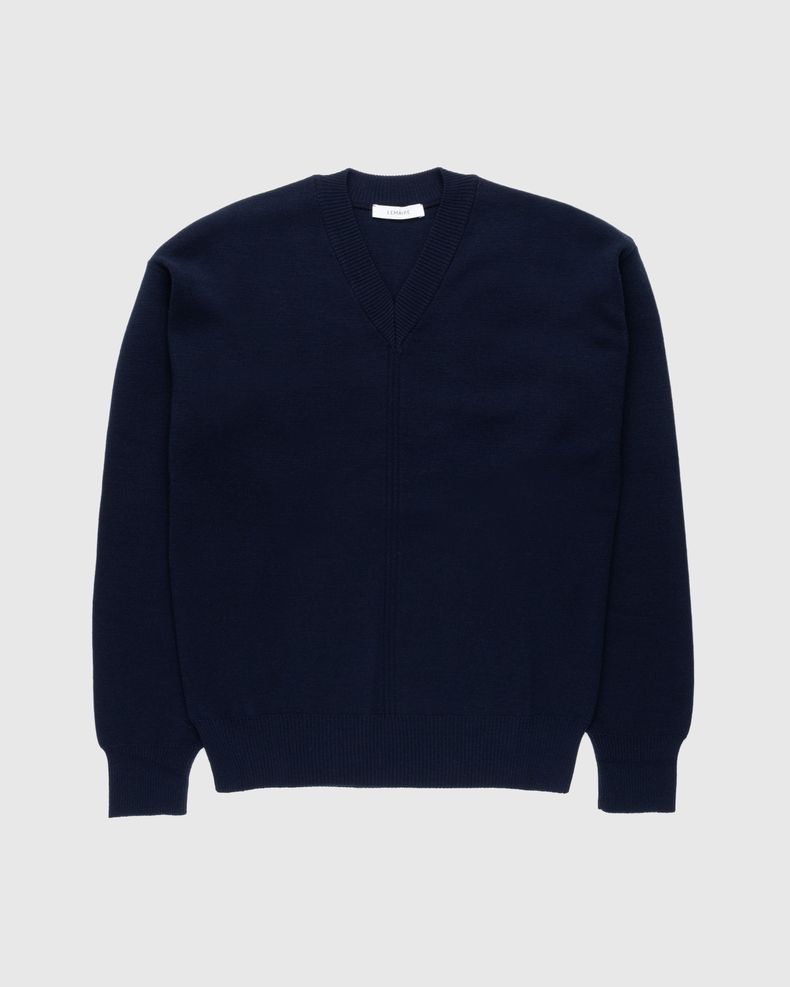 V-Neck Jumper Dark Navy