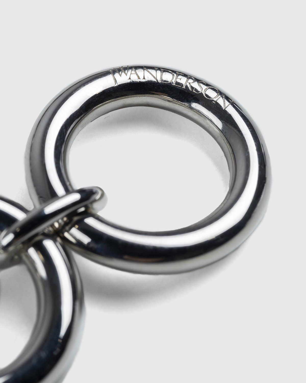 J.W. Anderson – Oversized Chain Necklace Silver Tone/Gunmetal - Jewelry - Silver - Image 3
