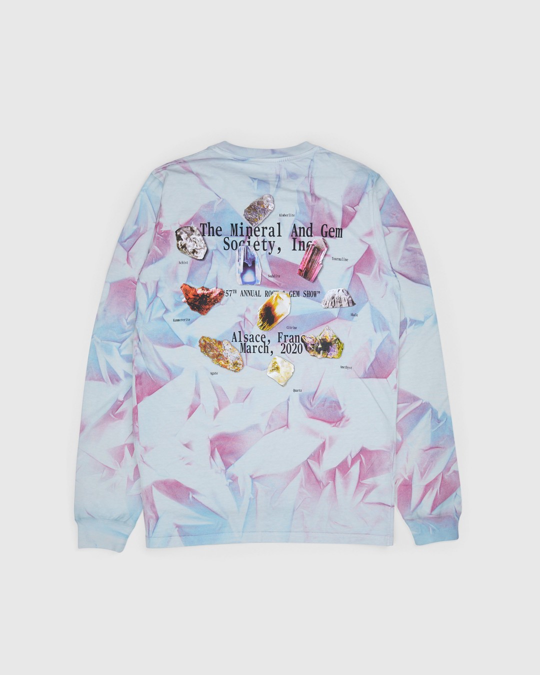 Highsnobiety – This Never Happened Minerals & Stones Fair Longsleeve Tie Dye - Longsleeves - Multi - Image 1