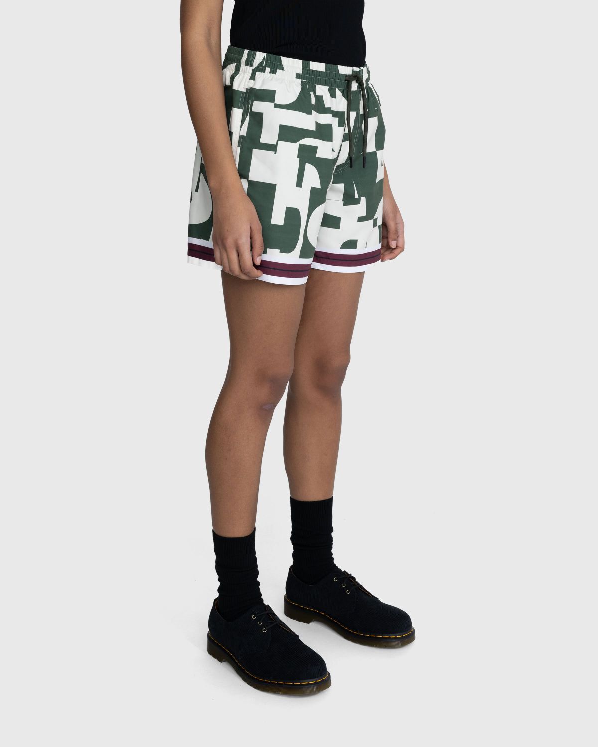 Dries van Noten – Phibbs Swim Shorts Dessin C - Swimwear - Green - Image 4