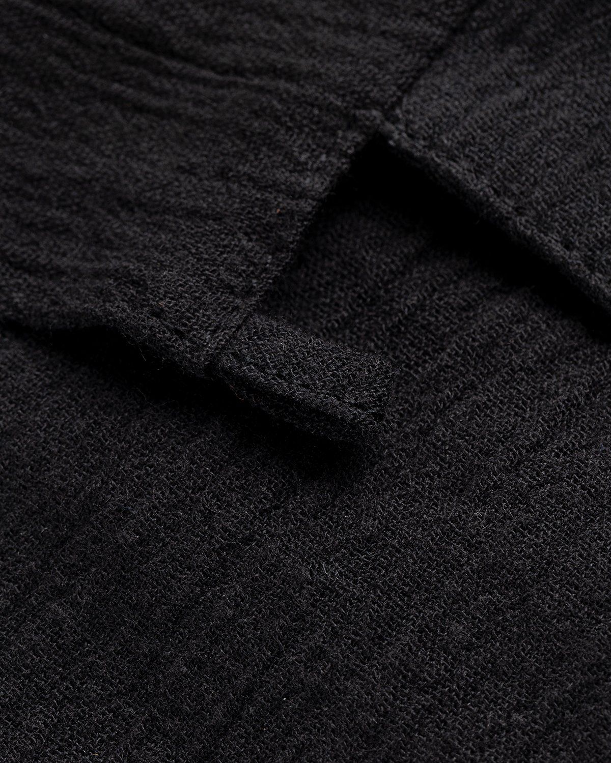 Highsnobiety – Crepe Short Sleeve Shirt Black - Shirts - Black - Image 5