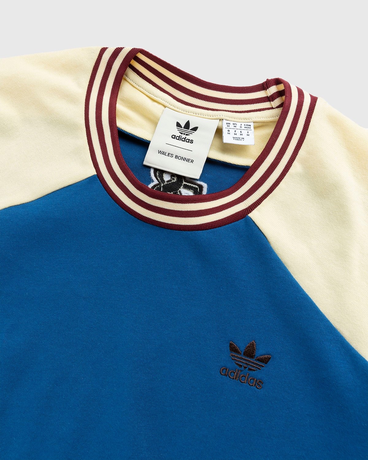 Adidas x Wales Bonner – College T-Shirt Dark Marine - T-shirts - Blue - Image 5