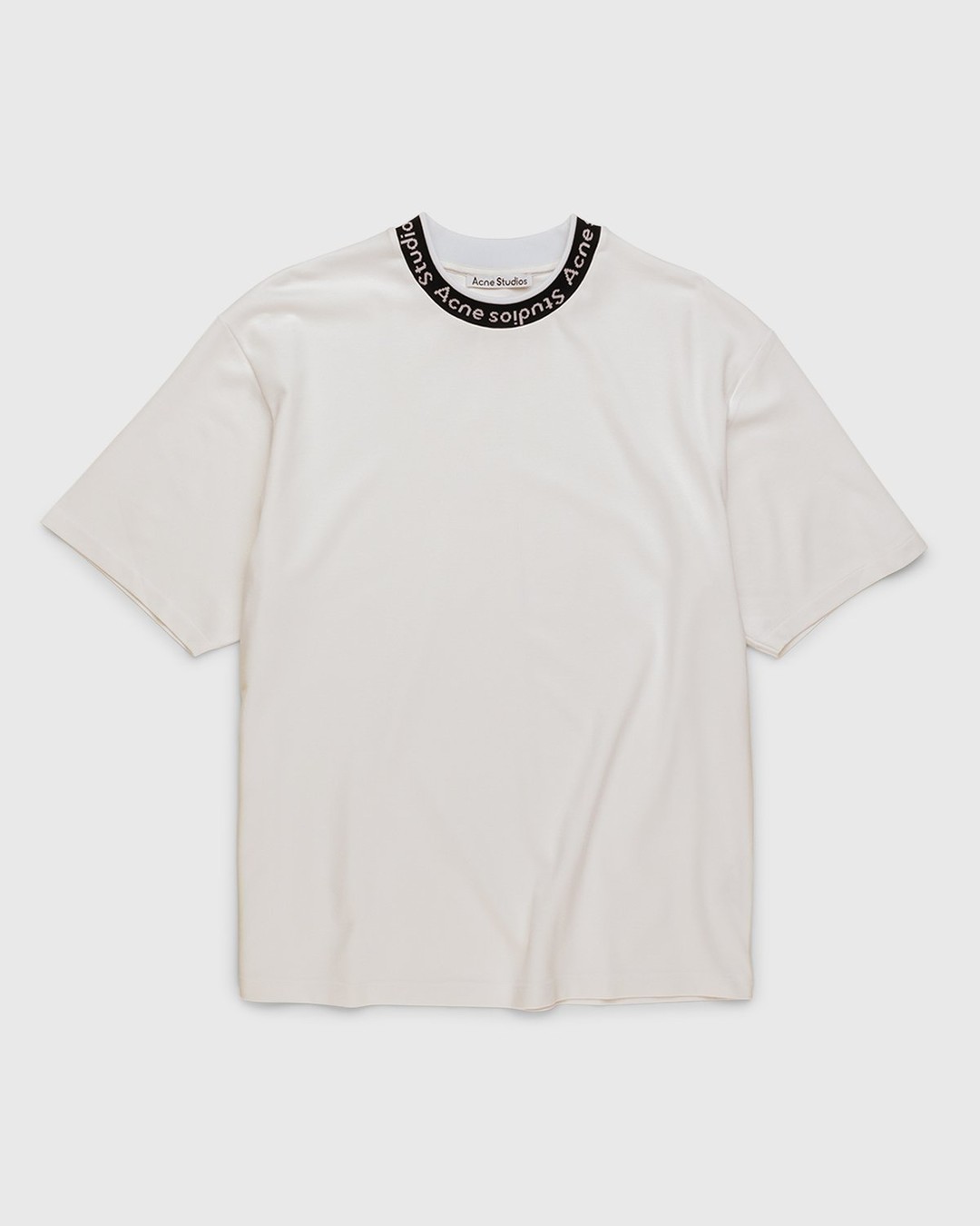 Acne Studios – Logo T-Shirt White - T-shirts - White - Image 1