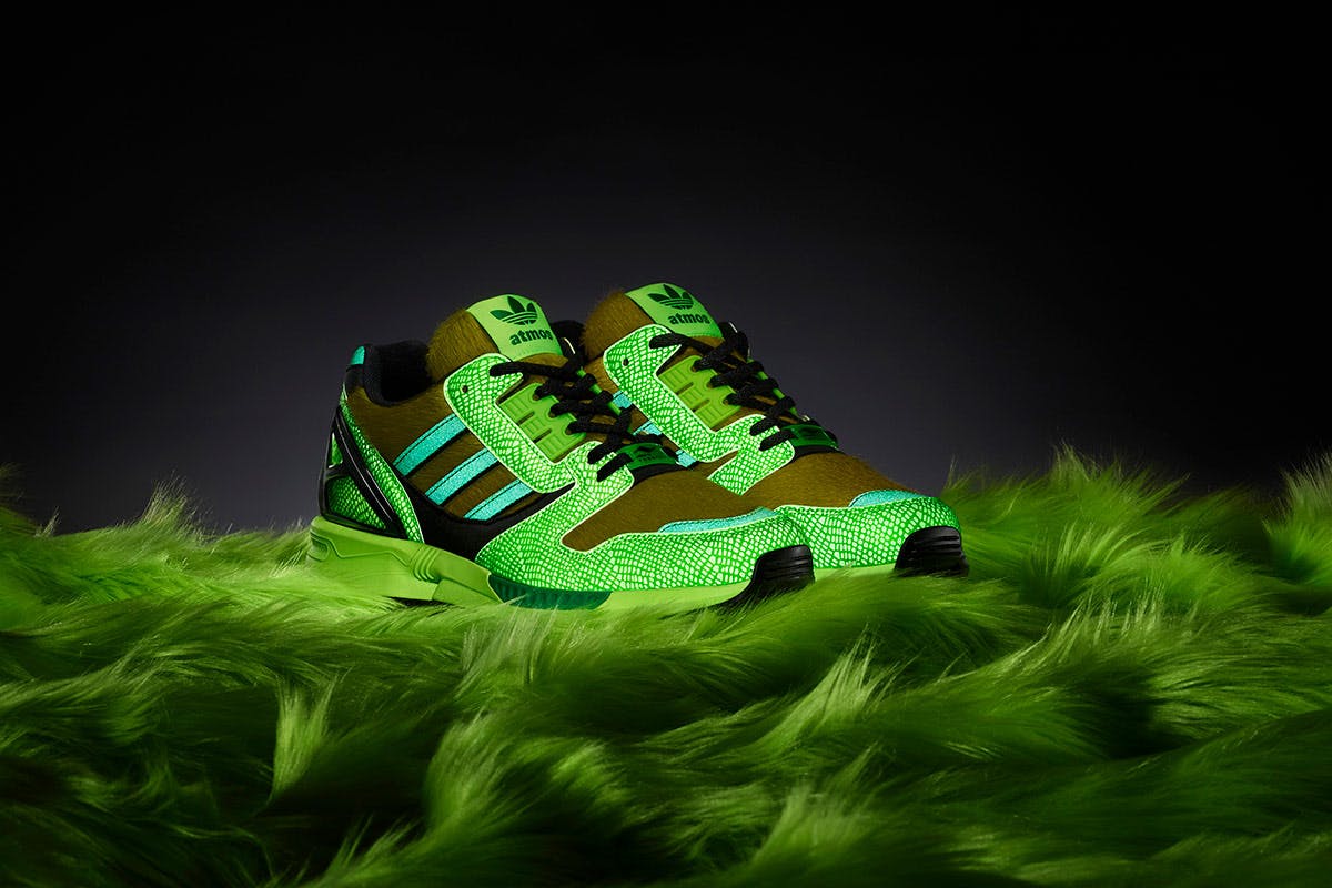 atmos x adidas ZX 8000 G-SNK campaign image