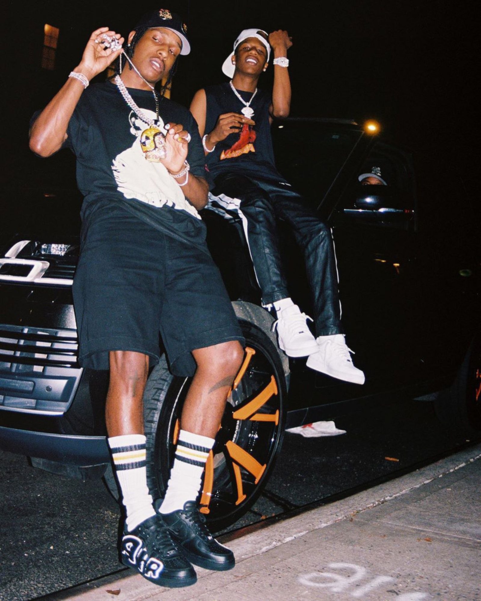 deep exposition Dare A$AP Rocky Reveals Triple Black CPFM x Nike Air Force 1