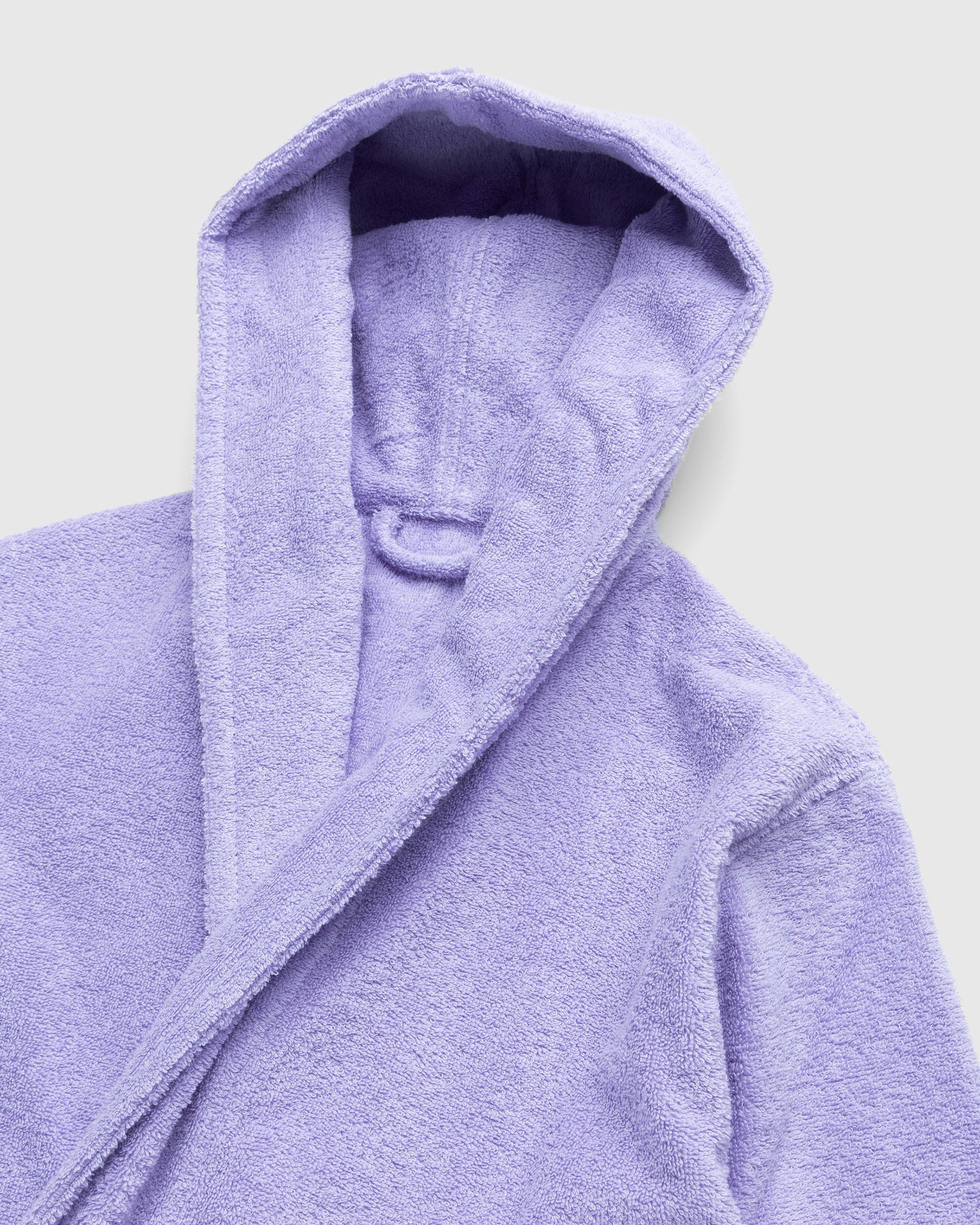 Tekla – Hooded Bathrobe Solid Lavender - Loungewear - Purple - Image 3