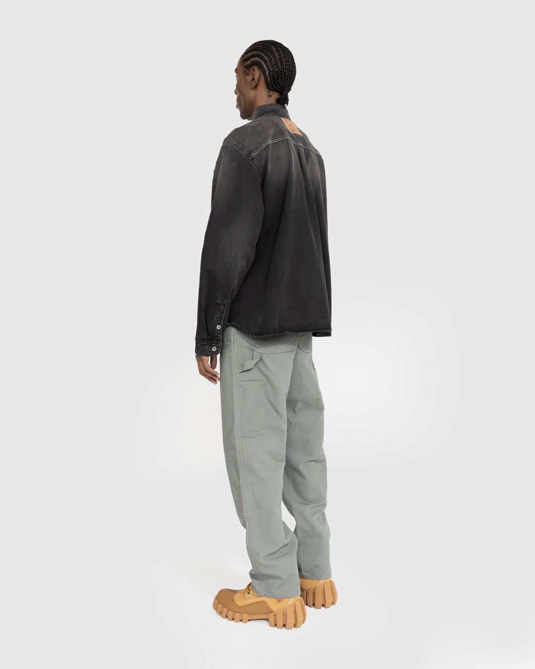 Y/Project – Paris' Best Patch Denim Shirt Black - Shirts - Black - Image 4