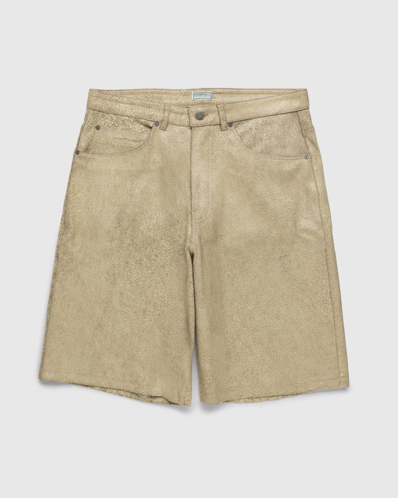 Guess USA – Crackle Leather Short Beige
