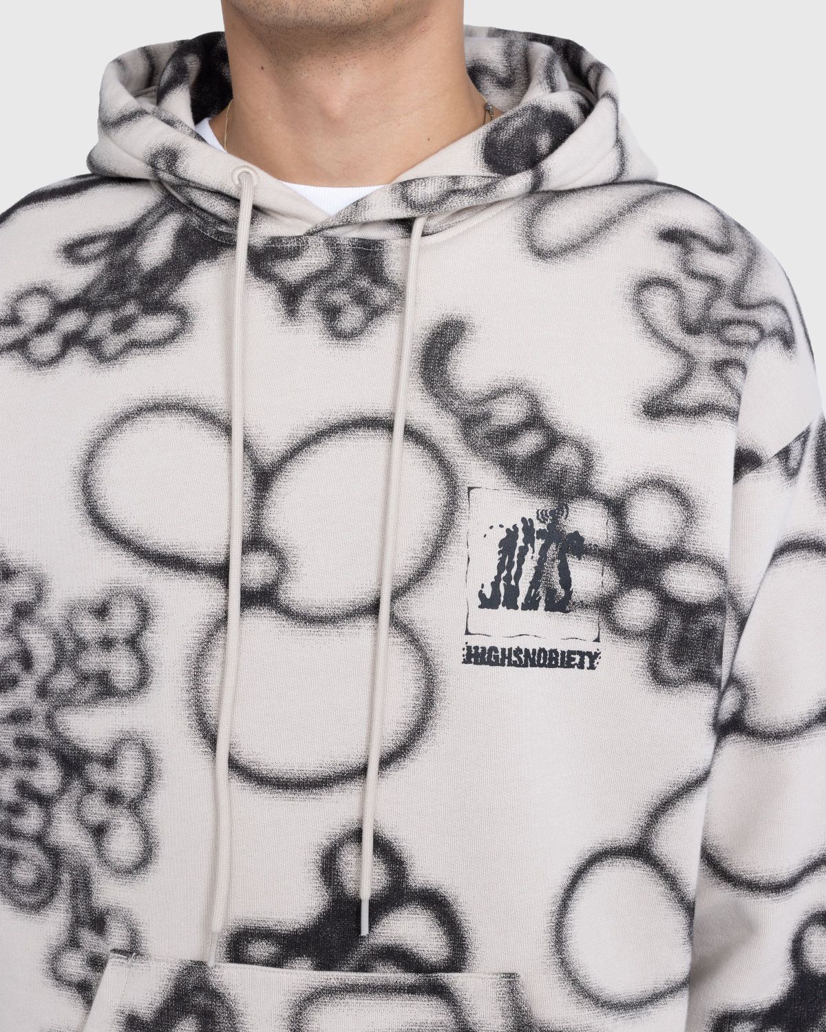 Paris' Best Jacquard Fleece Jacket Black/Off White