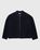 Wool Zipper Jacket Black