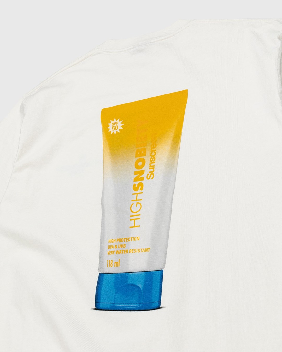 Highsnobiety – Sunscreen T-Shirt White - T-Shirts - White - Image 3