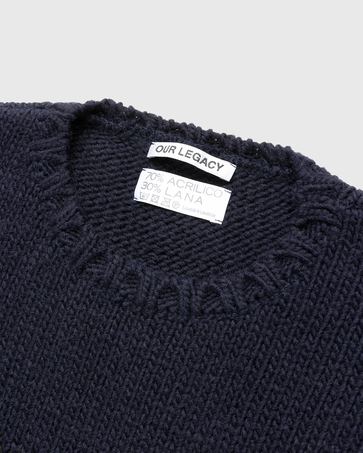 Our Legacy – Popover Roundneck Lucky Clover Navy | Highsnobiety Shop