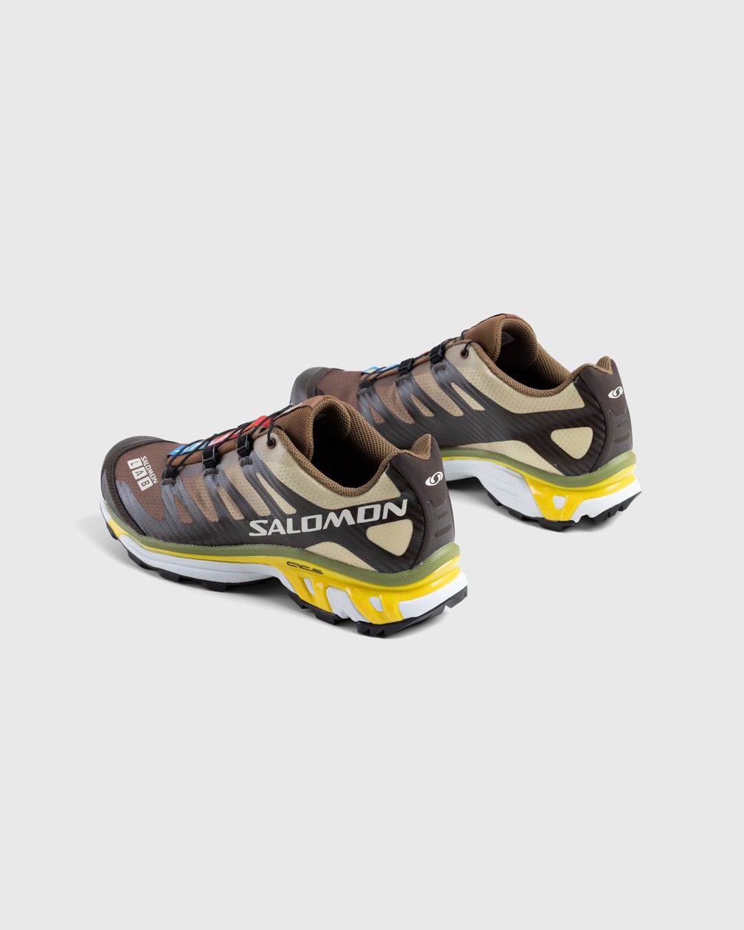 Salomon – XT-4 Delicioso/Toffee/Empire Yellow - Sneakers - Brown - Image 4