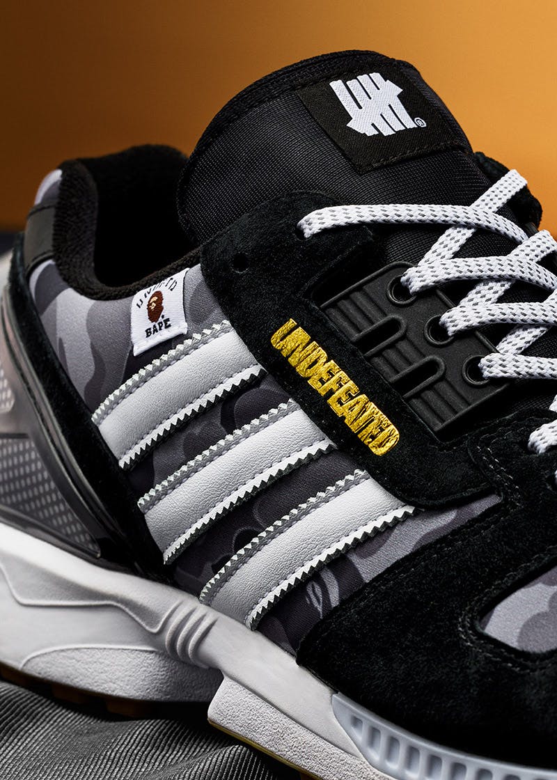 BAPE, UNDFTD & adidas Align for New ZX 8000 Colorways
