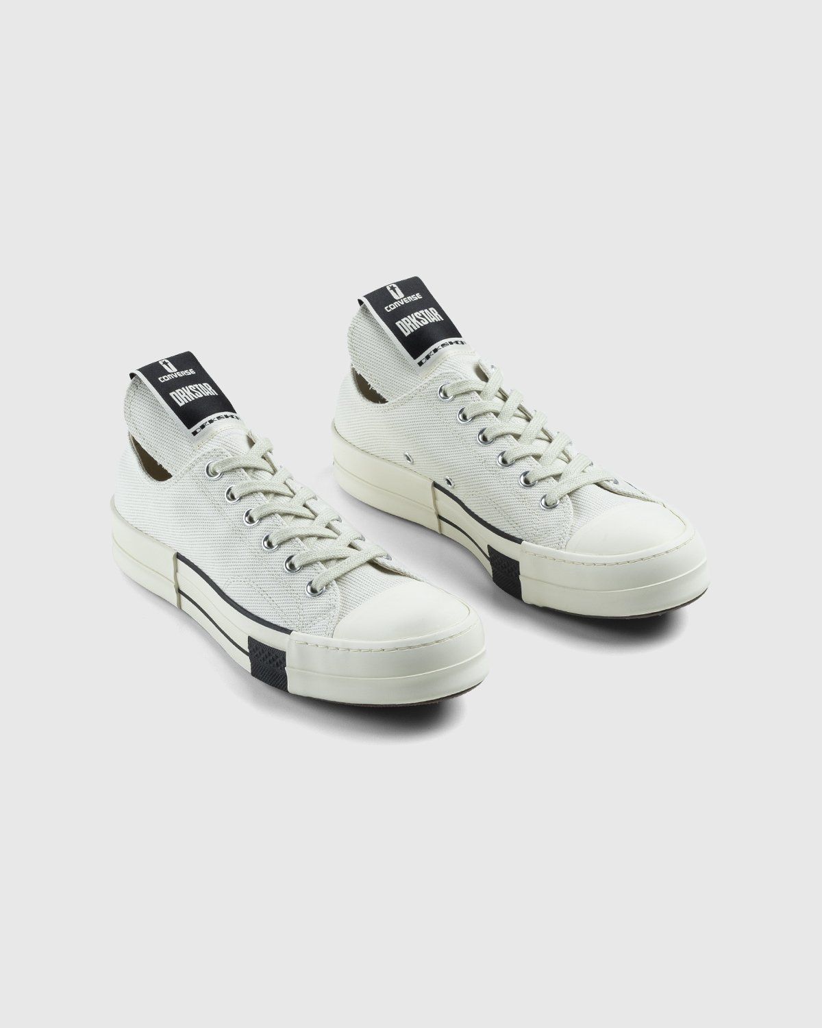 Converse x Rick Owens – DRKSTAR Chuck 70 Ox Lily White/Egret/Black - Sneakers - White - Image 3