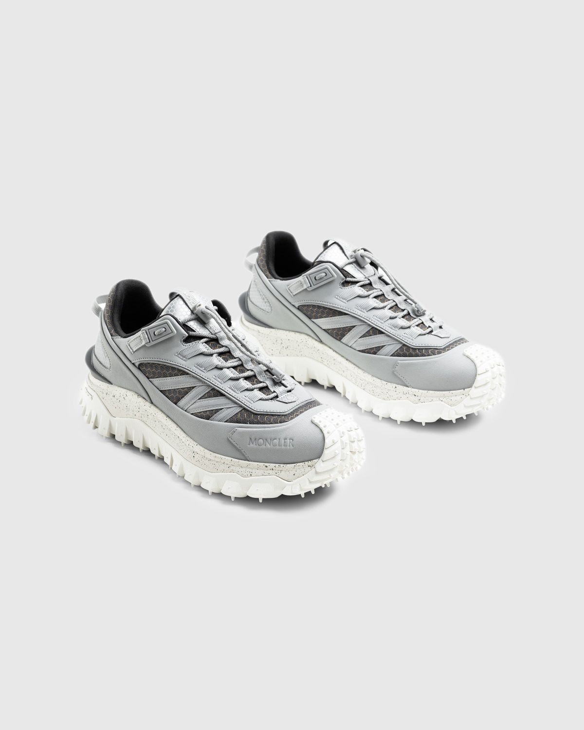 Moncler – Trailgrip Low Top Sneakers Grey - Sneakers - White - Image 3