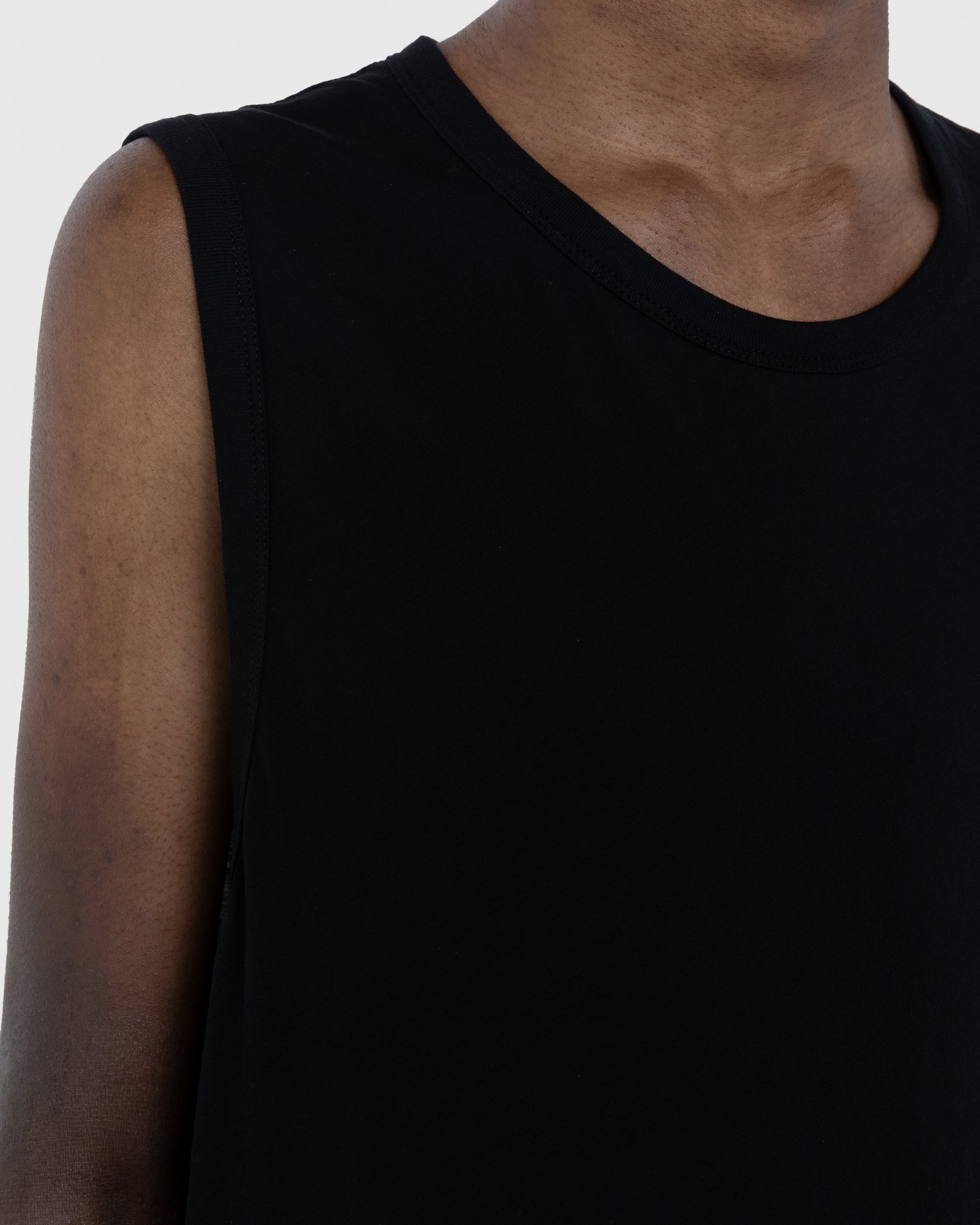 Dries van Noten – Hanator Sleeveless T-Shirt Black - Tops - Black - Image 5
